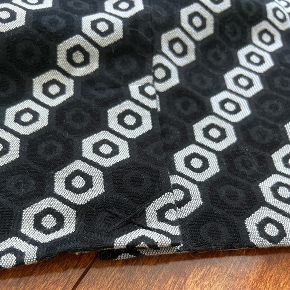 Premise Black and White Geometric Print Pencil Skirt - Picture 7 of 11